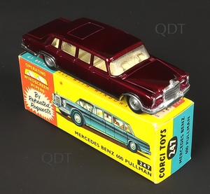 Corgi toys 247 mercedes benz pullman zz626