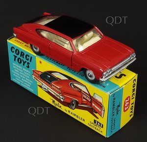 Corgi toys 263 marlin rambler sports fastback zz716