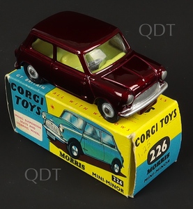 Corgi toys 226 morris mini minor zz728