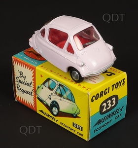 Corgi toys 233 heinkel economy car zz924