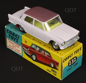 Corgi toys 232 fiat 2100 zz927