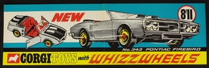 Corgi toys streamer corgi 343 pontiac firebird zz949