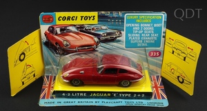 Corgi toys 335 4.2 litre jaguar zz998