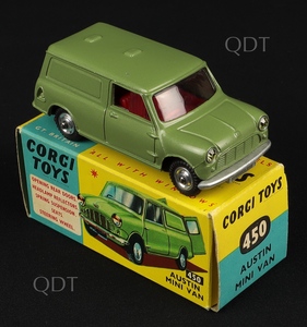 Corgi toys 450 austin mini van m288