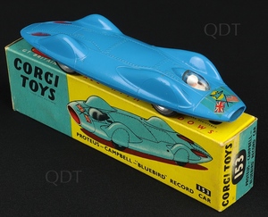 Corgi toys 153 proteus campbell bluebird record car aa110