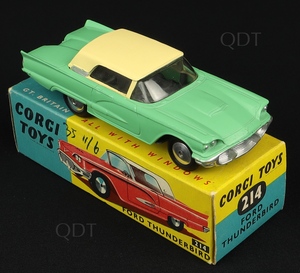 Corgi toys 214 ford thunderbird aa112