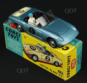 Corgi toys 318 lotus elan s2 tiger aa143