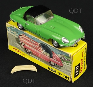 Nicky dinky toys 120 e type jaguar aa157