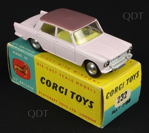 Corgi toys 232 fiat 2100 aa215