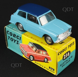 Corgi toys 216 austin a40 saloon aa332