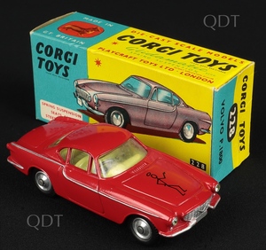 Corgi toys 228 volvo p1800 saints car aa415