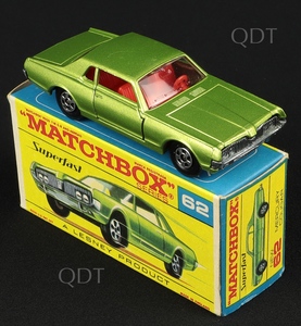 Matchbox models 62 mercury cougar c326