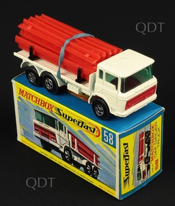 Matchbox models 58 daf girder truck c332