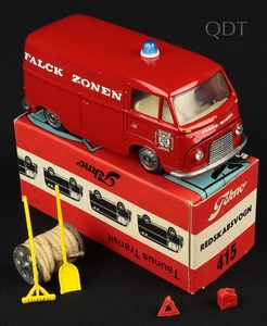 Tekno models 415 ford taunus transit falck zonen fire aa478