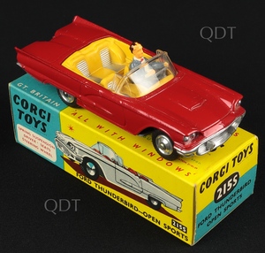 Corgi toys 215s ford thunderbird open sports aa483