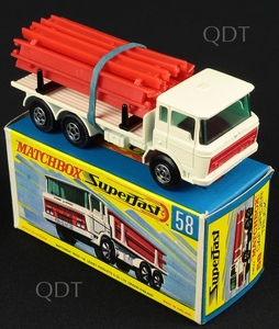 Matchbox models 58 daf girder truck c344