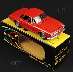 Politoys models 503 mercedes 230 sl aa549