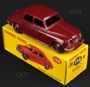 Dinky toys 140b 156 rover 75 saloon aa555