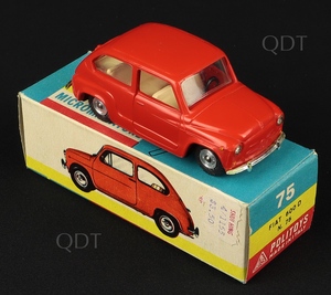 Politoys modlels 75 microminiature fiat 600d