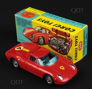 Corgi toys 314 ferrari berlinetta aa653