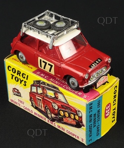 Corgi toys 339 monte carlo mini cooper aa662