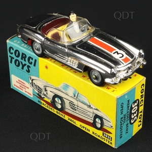 Corgi toys 303s mercedes open roadster aa692a