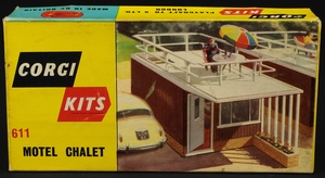 Corgi toys kits 611 motel chalet r621