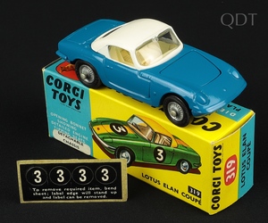 Corgi toys 319 lotus elan coupe aa758