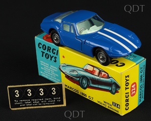 Corgi toys 324 marcos 1800 gt aa846