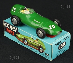 Corgi toys 150 vanwall formula 1 grand prix racing car vandervell aa937