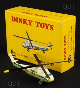 French dinky toys 60d sikorsky helicopter aa975