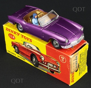 Dinky toys 114 triumph spitfire bb11a