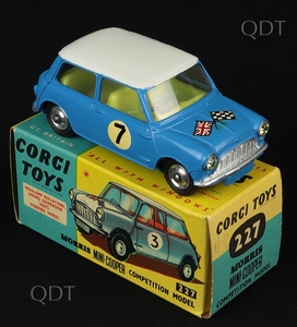 Corgi toys 227 mini cooper competition bb23