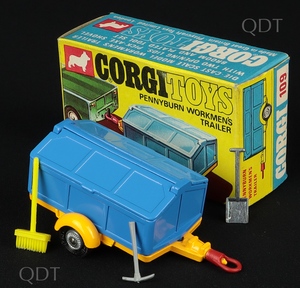 Corgi toys 109 pennyburn's workmen's trailer bb25