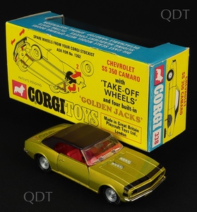 Corgi toys 338 chevrolet camaro bb26