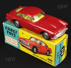 Corgi toys 218 aston martin db4 bb107