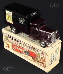 Tri ang minic models 80m lms express parcels delivery traffic van bb240