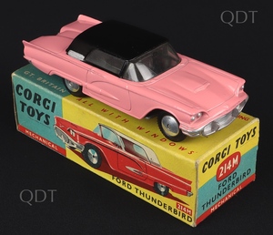 Corgi toys 214m ford thunderbird bb266