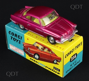 Corgi toys 316 nsu prinz v517