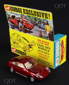 Corgi toys 341 mini marcos gt 850 bb331