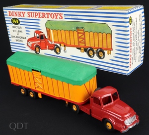 French dinky supertoys 36b willeme tractor trailer bb387a