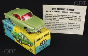 Corgi toys 222 renault floride bb438