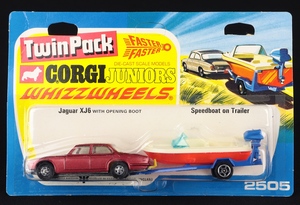 Corgi juniors twin pack 2505 jaguar xj6 speedboat trailer bb466