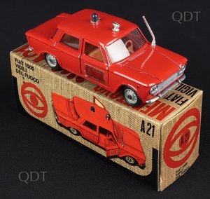 Mebetoys models a21 fiat 1500 vigili del fuoco bb483a