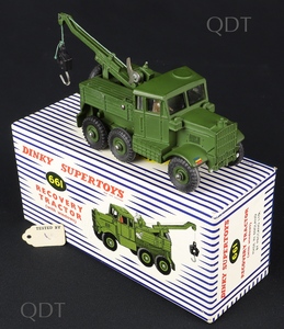 Dinky supertoys 661 recovery tractor military bb507