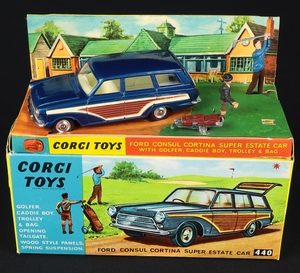 Corgi toys 440 ford cortina golfing set bb527