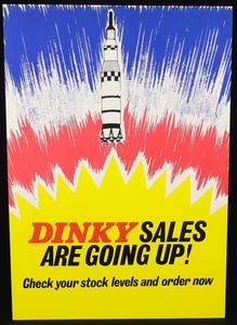 Dinky sales are going up poster bb569