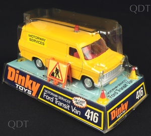 Dinky toys 416 ford transit van motorway services bb743