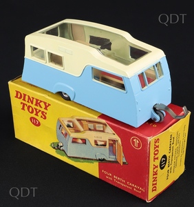 Dinky toys 117 four berth caravan bb585