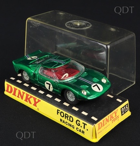 Dinky toys 215 ford gt racing car bb785